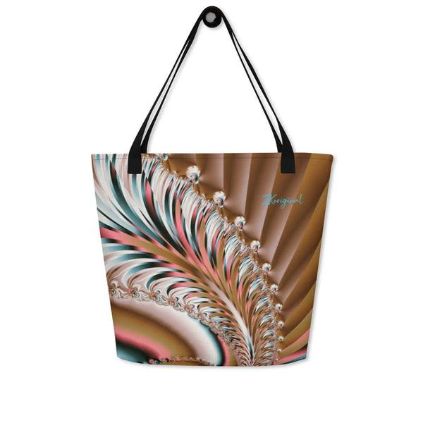 "Summer Spin" Collection by ZKoriginal - All Over Print Large Tote Bag ZKoriginal