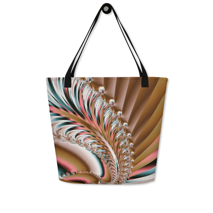 "Summer Spin" Collection by ZKoriginal - All Over Print Large Tote Bag ZKoriginal