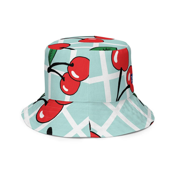 "Sweet Cherry" Collection - Cherry Print Reversible Bucket Hat ZKoriginal