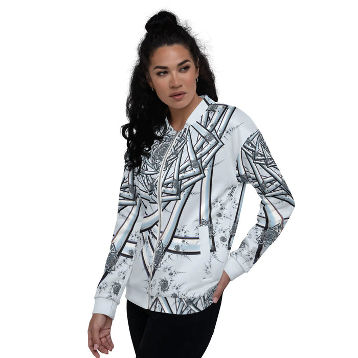 "Topological Rose" Collection - All Over Print Unisex Bomber Jacket ZKoriginal