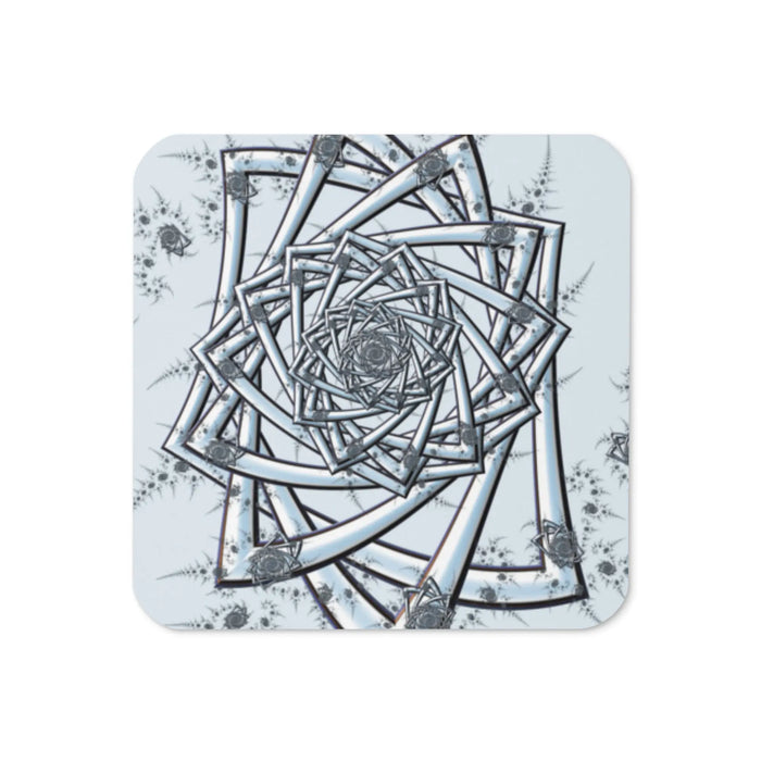 "Topological Rose" Collection - Cork Back Coaster ZKoriginal