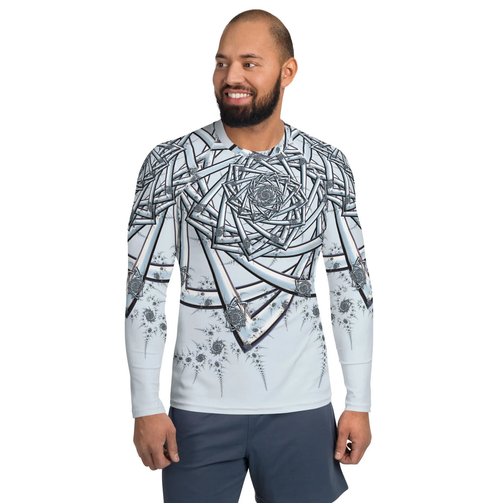 "Topological Rose" Collection - Men's Rash Guard ZKoriginal