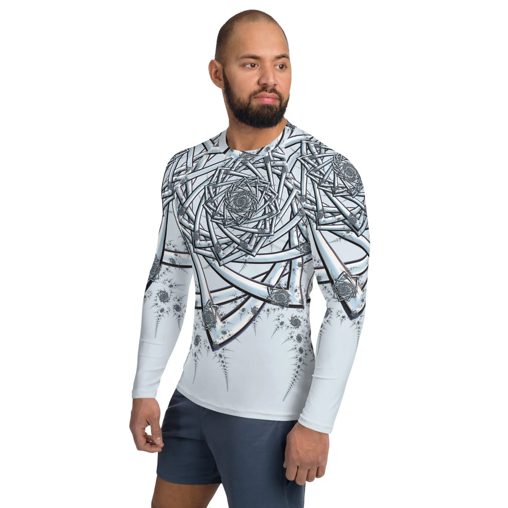 "Topological Rose" Collection - Men's Rash Guard ZKoriginal
