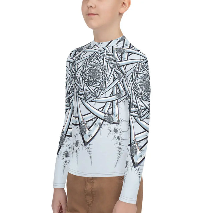 "Topological Rose" Collection - Youth Rash Guard ZKoriginal