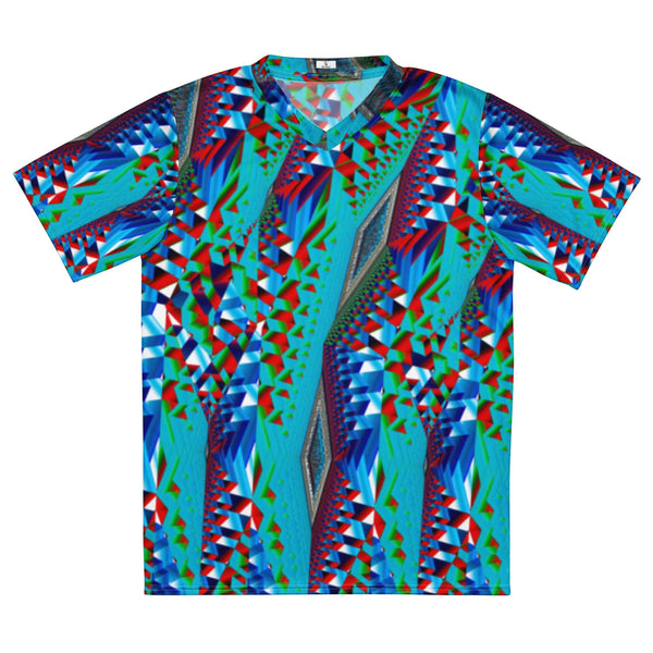 "Tripping Geometry" Collection - Recycled Unisex Sports Jersey ZKoriginal