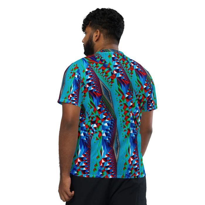 "Tripping Geometry" Collection - Recycled Unisex Sports Jersey ZKoriginal