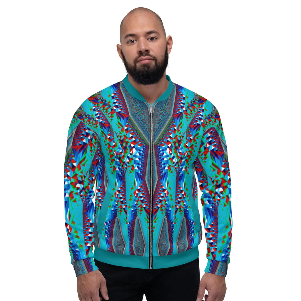 "Tripping Geometry" Collection - Unisex Bomber Jacket ZKoriginal