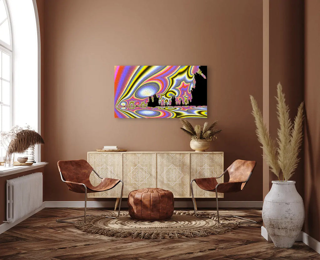 Vivid Colors Digital Art "Lucid Harbor" ZKoriginal