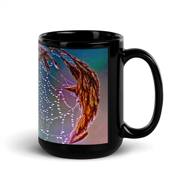 "Water of Life" Collection - Black Glossy Mug ZKoriginal