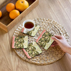 "Wild Lily" Collection - Cork Back Coaster ZKoriginal