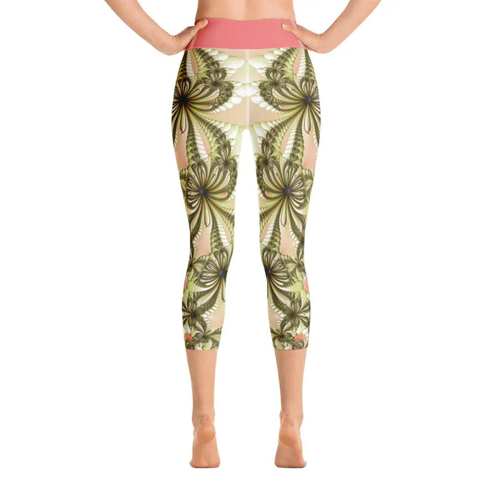"Wild Lily" Collection - Yoga Capri Leggings ZKoriginal