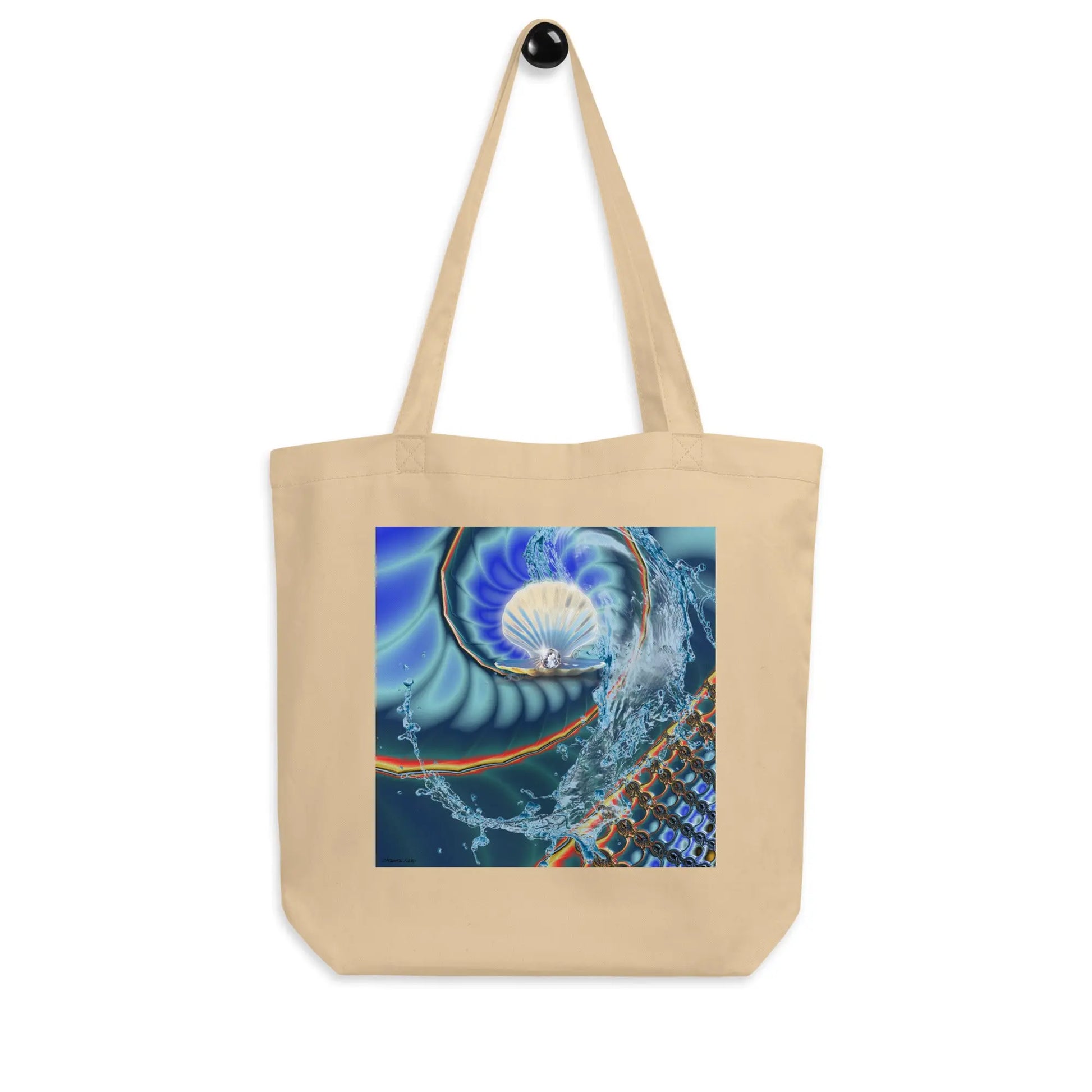 "Wondrous Gem" by ZK,  Coastal Digital Art, Artsy Eco Tote Bag ZKoriginal