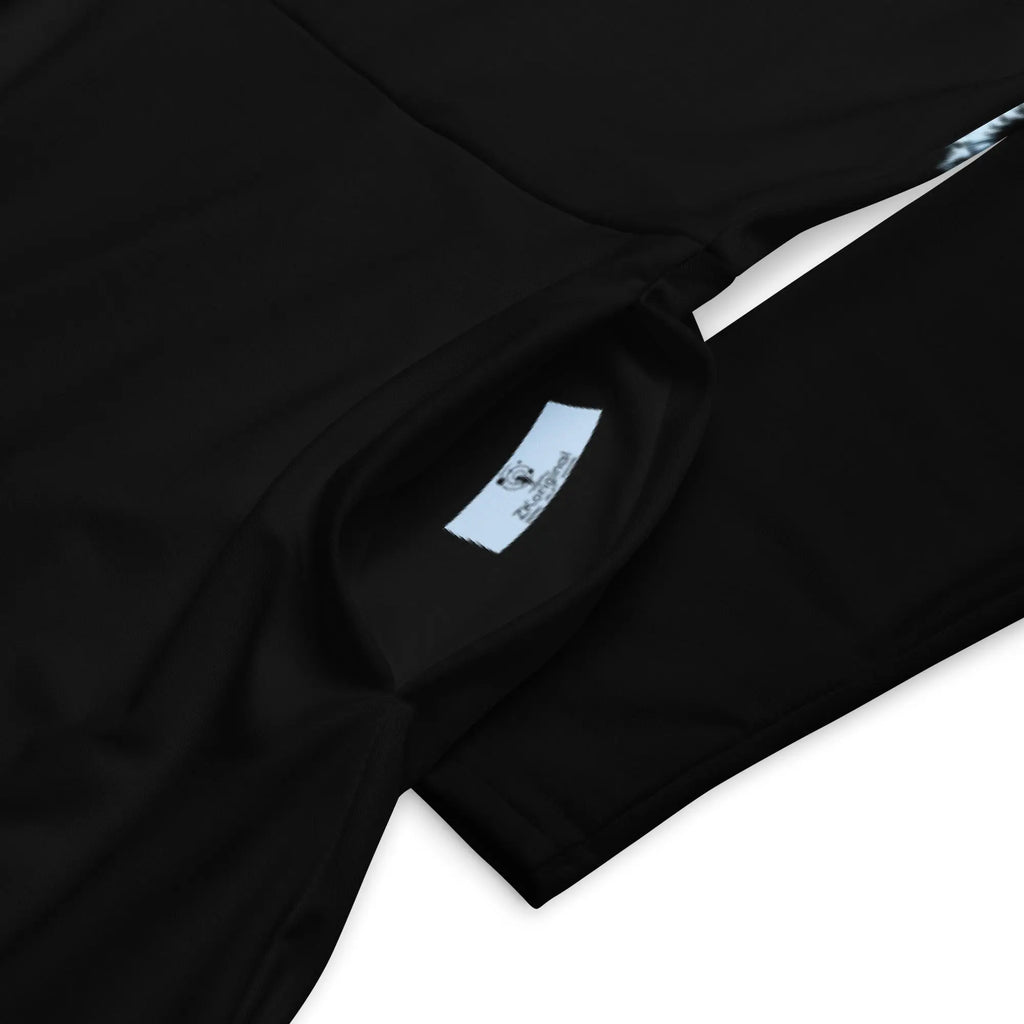 "Ying and Yang Topological Rose" Collection - All Over Print Long Sleeve Midi Dress ZKoriginal