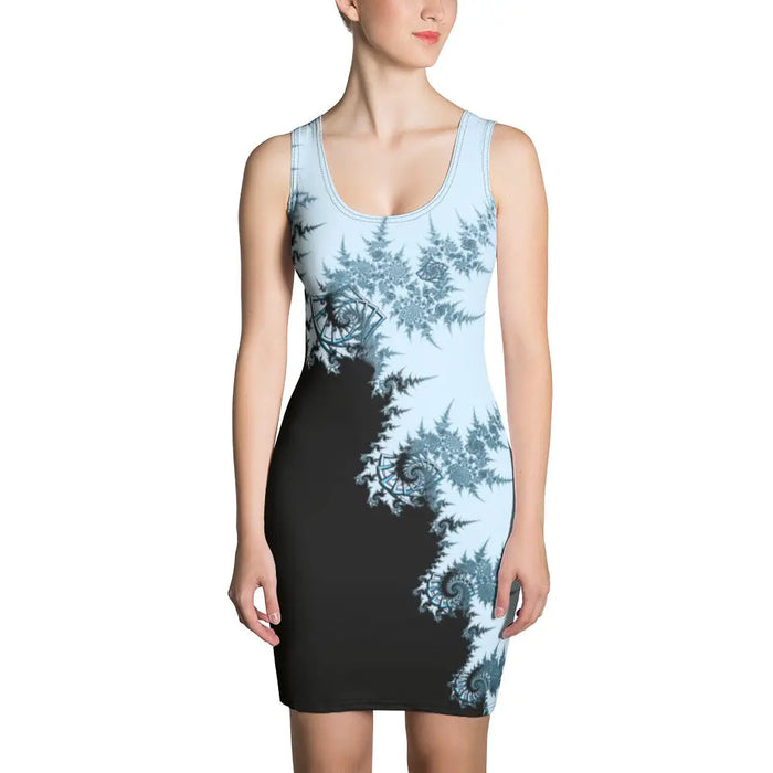 "Ying and Yang Topological Rose" Collection - Mini Dress ZKoriginal
