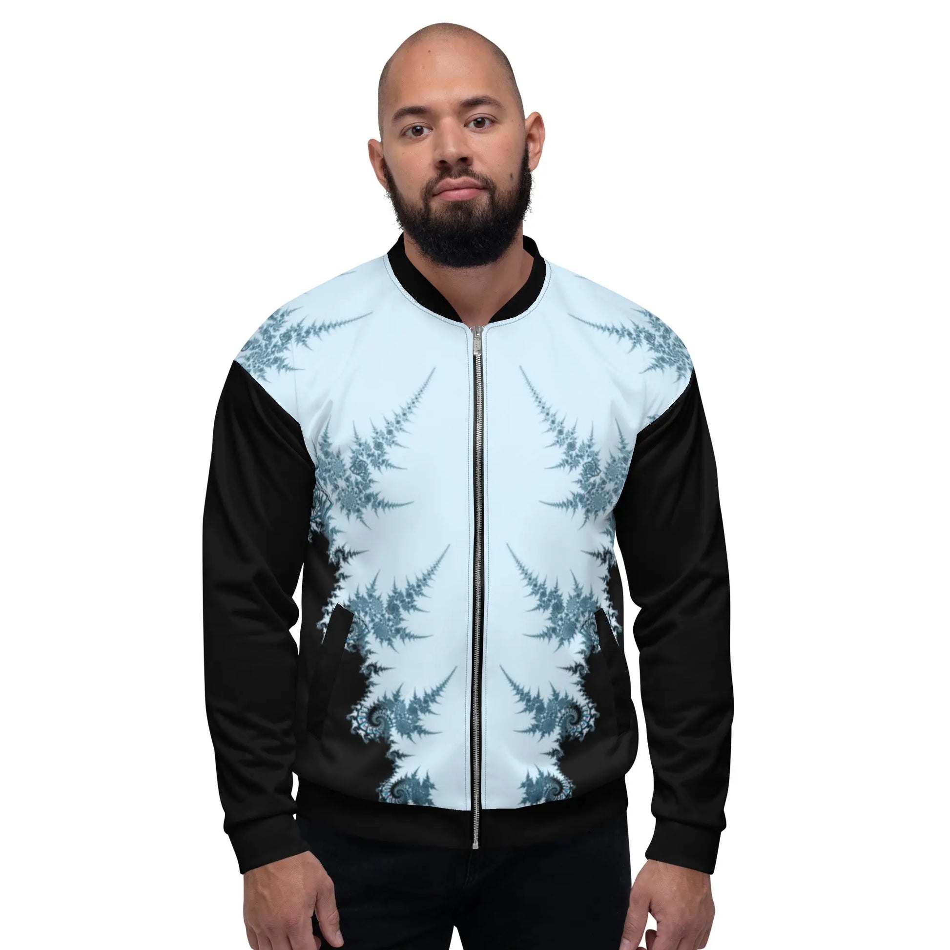 "Ying and Yang Topological Rose" Collection - Unisex Bomber Jacket ZKoriginal
