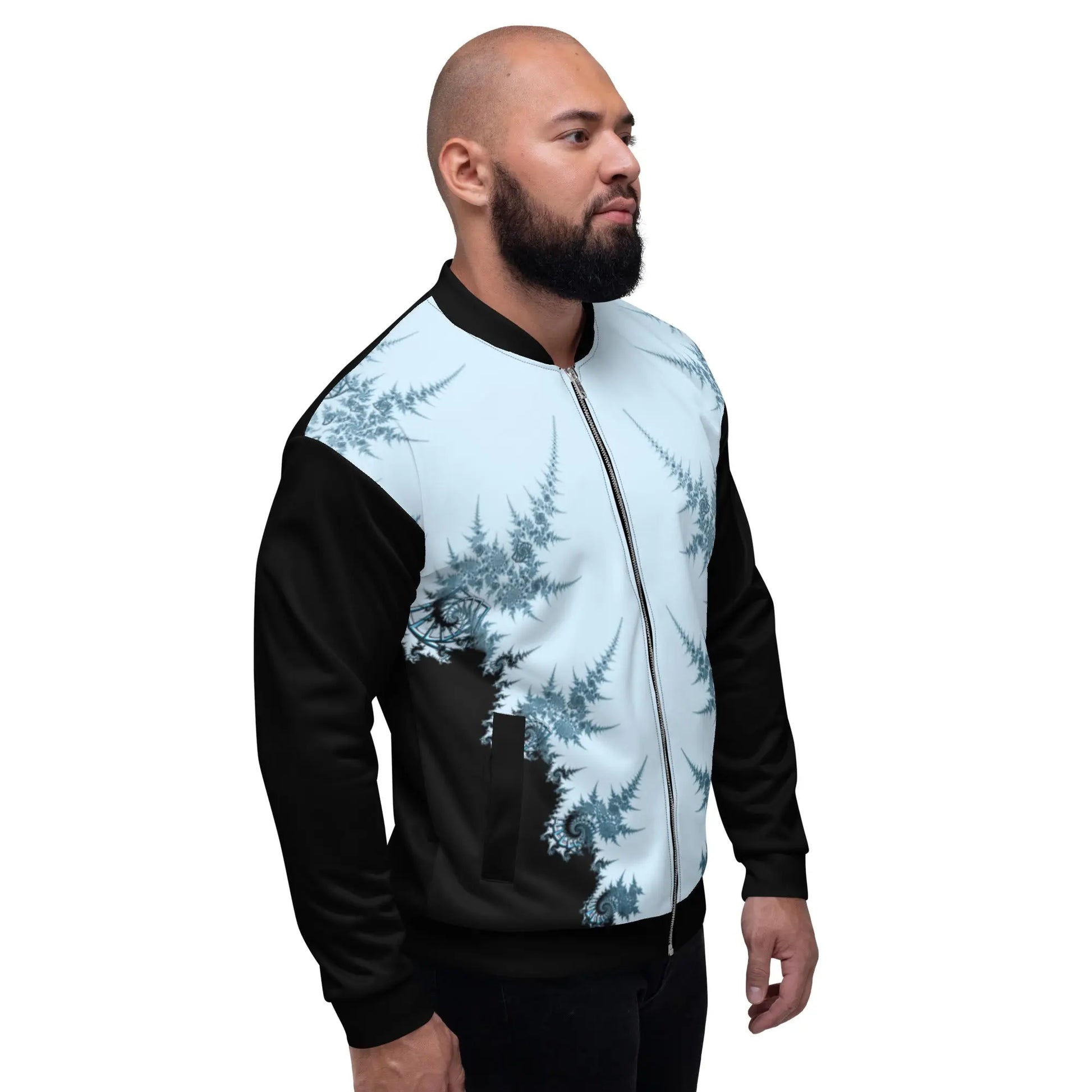 "Ying and Yang Topological Rose" Collection - Unisex Bomber Jacket ZKoriginal