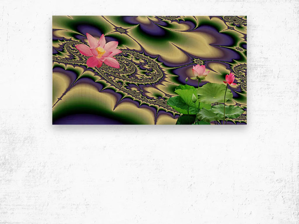 Zen Wall Art décor "Sacred Lotus" ZKoriginal