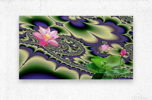 Zen Wall Art décor "Sacred Lotus" ZKoriginal
