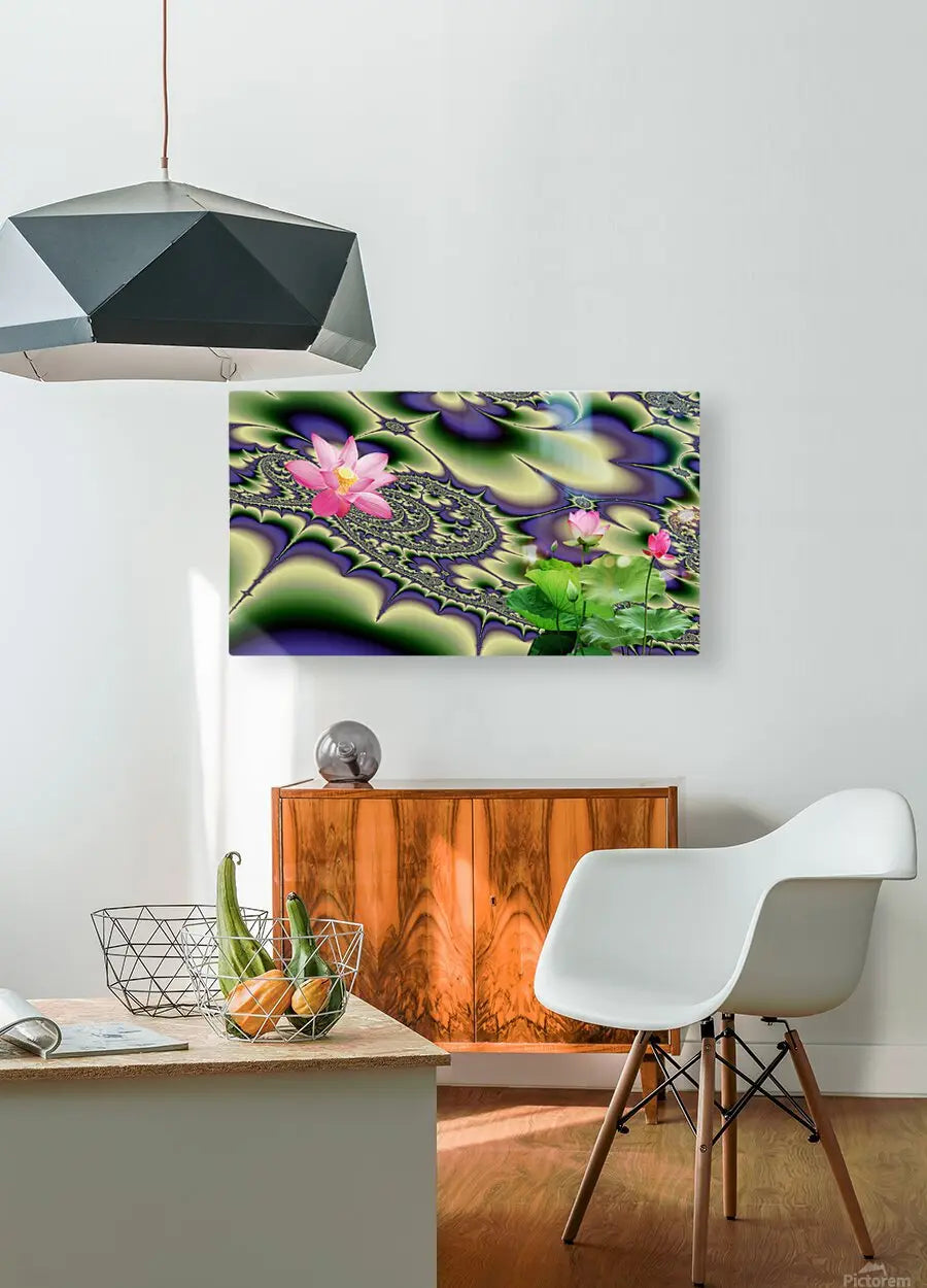Zen Wall Art décor "Sacred Lotus" ZKoriginal
