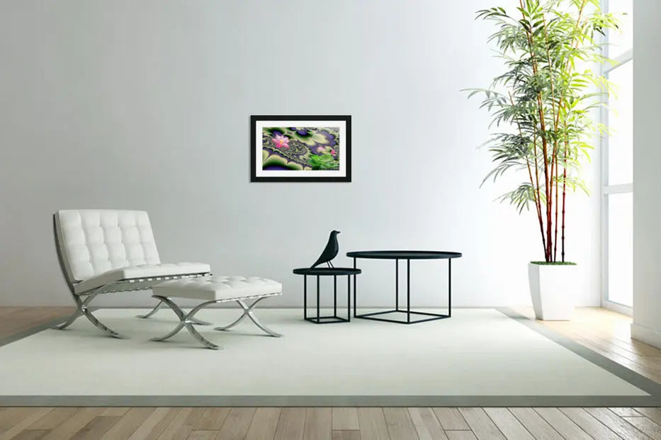 Zen Wall Art décor "Sacred Lotus" ZKoriginal