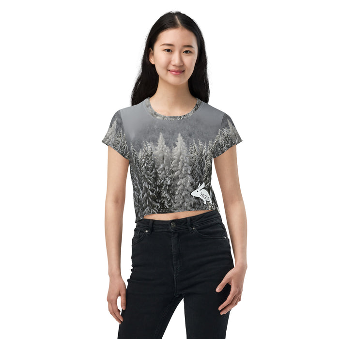 "New Year 2023" Collection - All-Over Print Crop Tee ZKoriginal