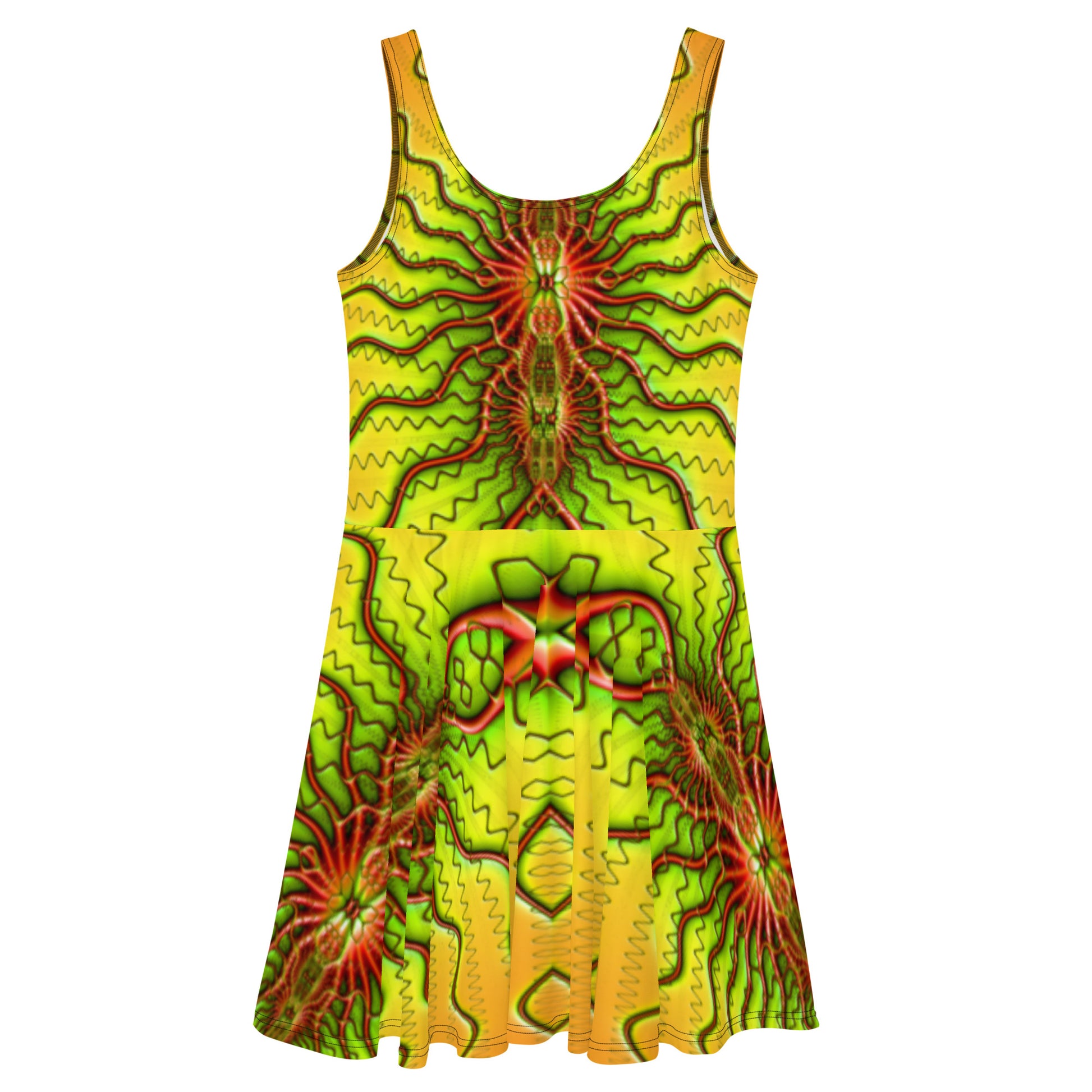 "Epic Surge" Collection - Yellow Skater Dress ZKoriginal