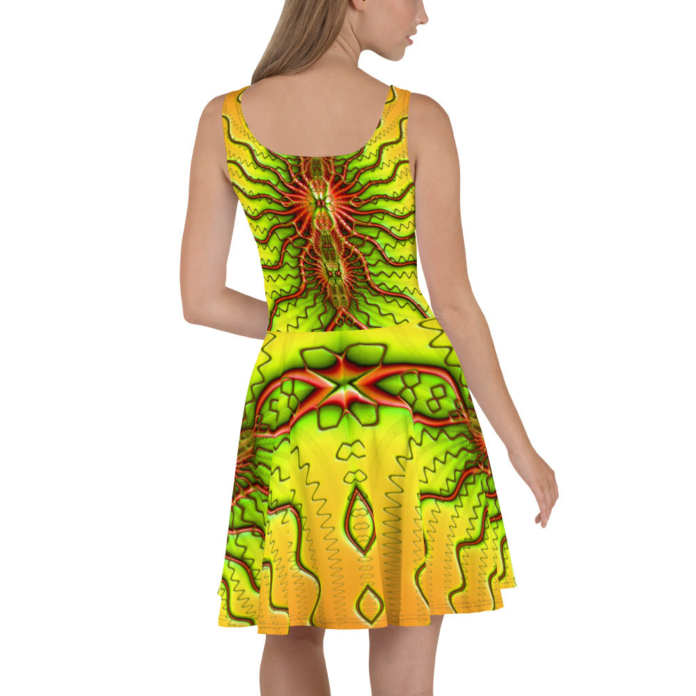 "Epic Surge" Collection - Yellow Skater Dress ZKoriginal