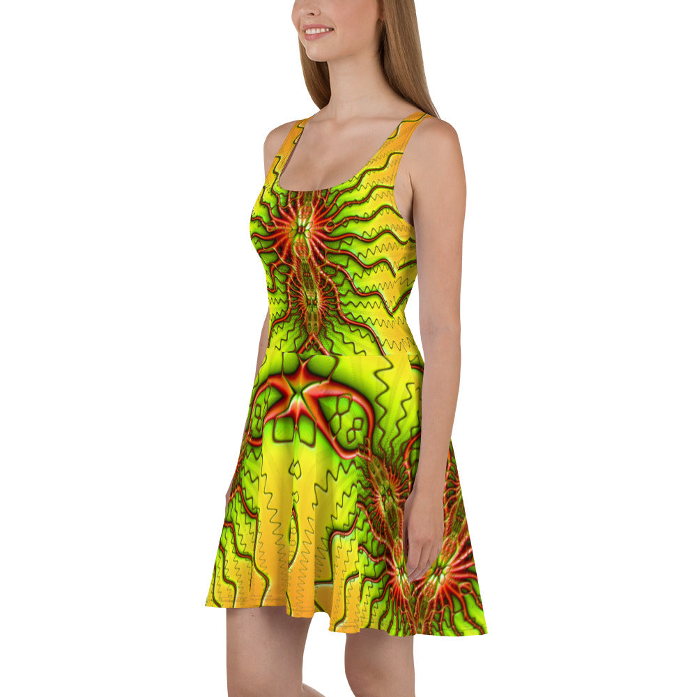 "Epic Surge" Collection - Yellow Skater Dress ZKoriginal