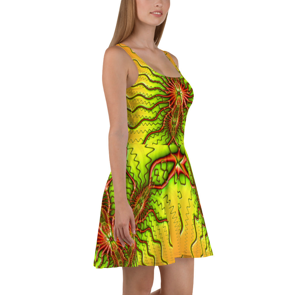 "Epic Surge" Collection - Yellow Skater Dress ZKoriginal
