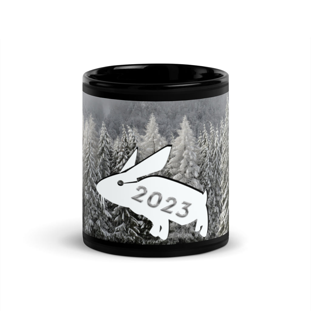 "New Year 2023" Collection - Black Glossy Mug ZKoriginal
