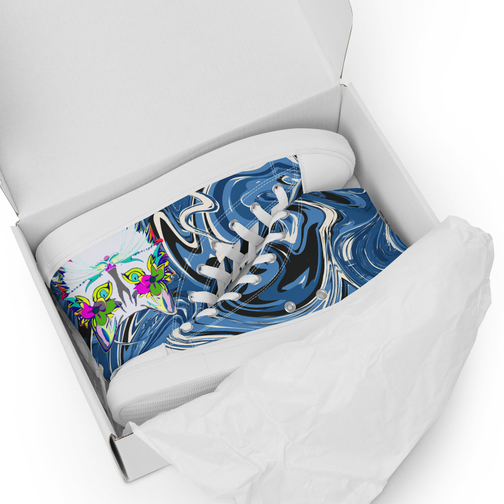 "Sonya My Beautiful Cat" Collection - Women’s High Top Canvas Shoes ZKoriginal