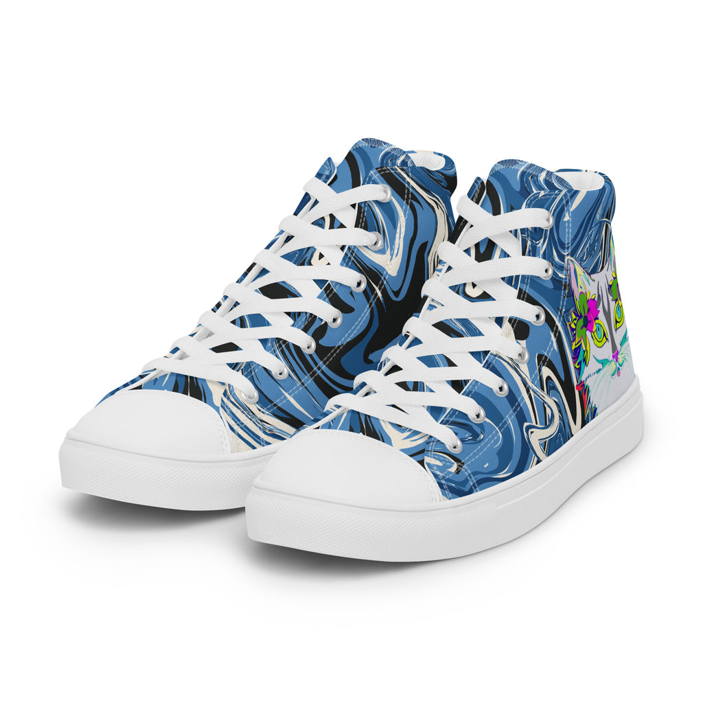 "Sonya My Beautiful Cat" Collection - Women’s High Top Canvas Shoes ZKoriginal