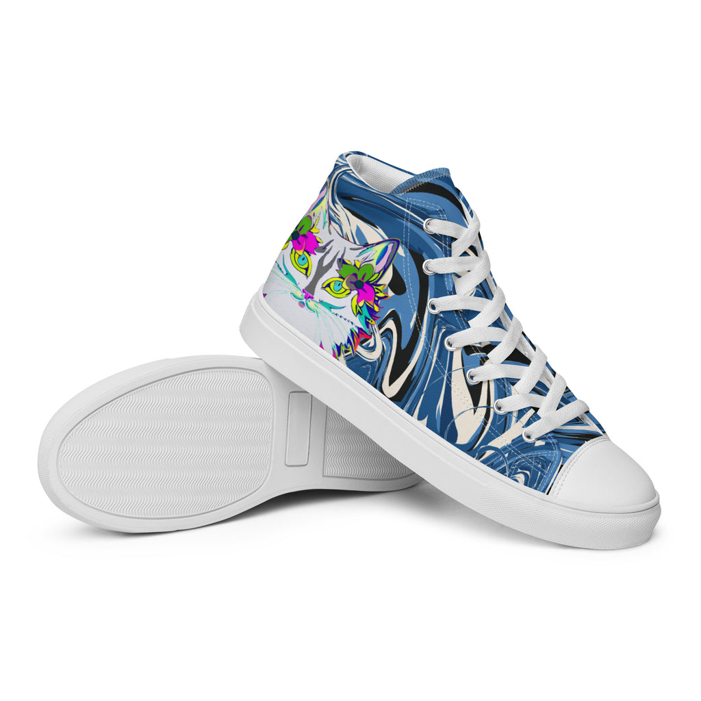 "Sonya My Beautiful Cat" Collection - Women’s High Top Canvas Shoes ZKoriginal